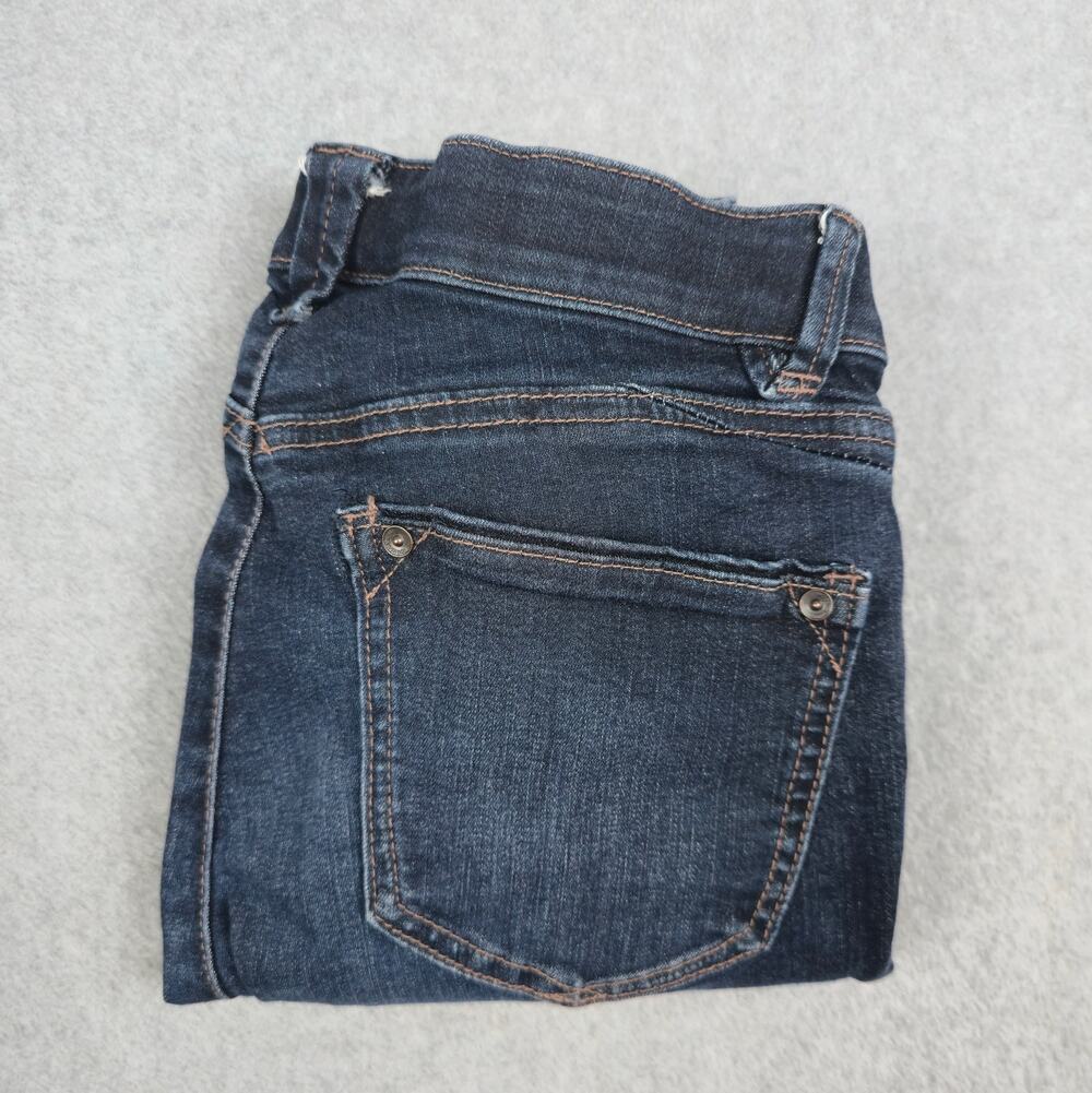 Wit & Wisdom Womens 4P Charlotte Mid-Rise Ankle Skimmer Jeans Raw Hem 28x24